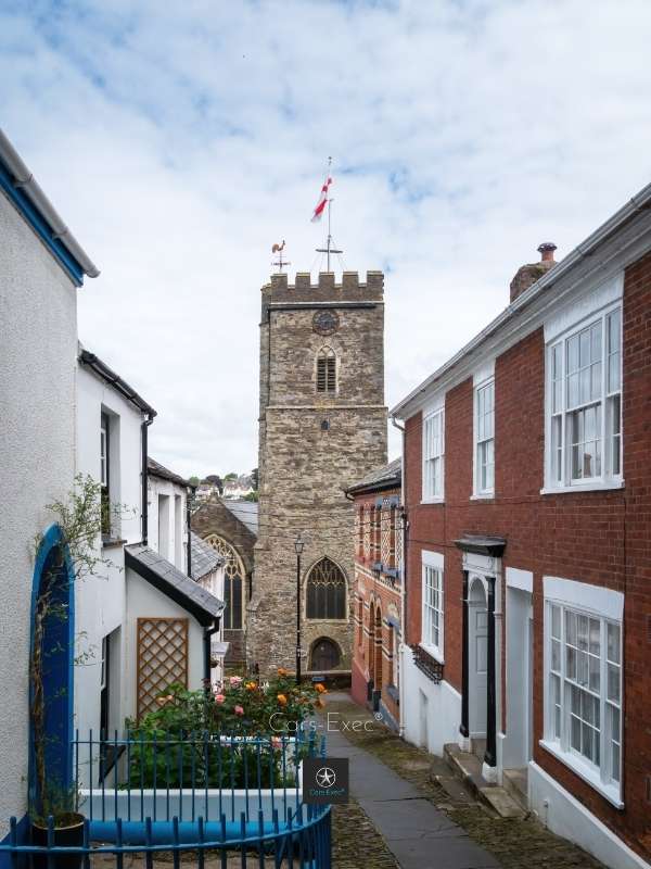 View of St Mary's church in Bideford
