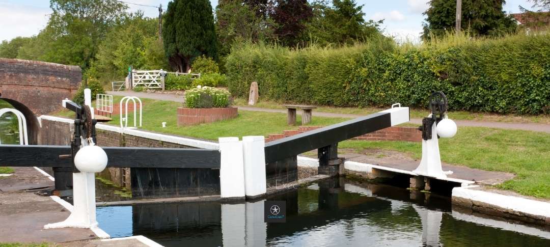 Bridgwater canal lock