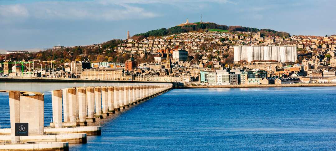 View across Dundee city