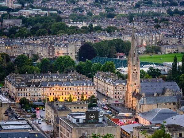 View across the City of Bath